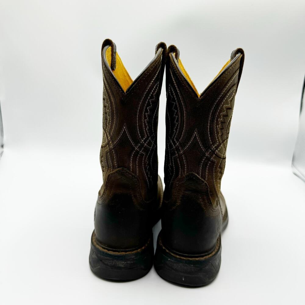 Ariat Kids Workhog XT Coil Square Toe Western Boots Boys Size 13 Brown 10042412 - Picture 2 of 9